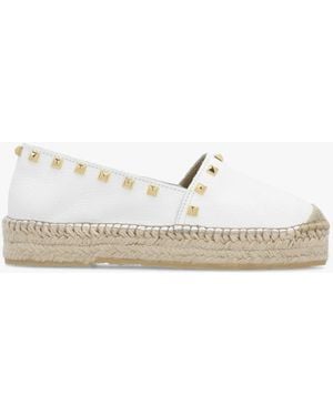 Daniel Infinite Studded Espadrilles - White