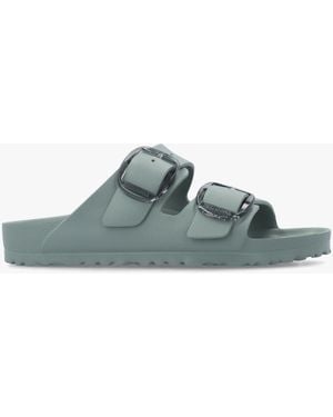 Birkenstock Arizona Big Buckle Eva Pure Sage Two Bar Mules - Green