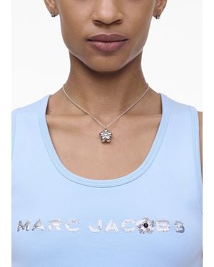 Marc Jacobs The Daisy Balloon Light Antique Necklace - Blue