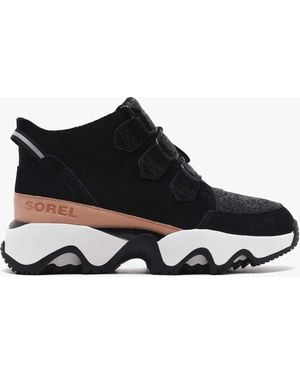 Sorel Kinetic Impact Caribou Black Sea Salt Waterproof Trainers