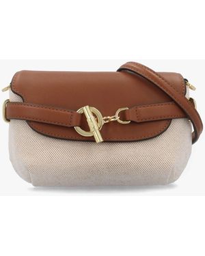 Ralph Lauren Small Blaike Natural Lauren Tan Cross-Body Bag - Brown