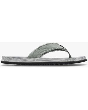 Skechers Tantric Fritz Toe Post Flip Flops - White