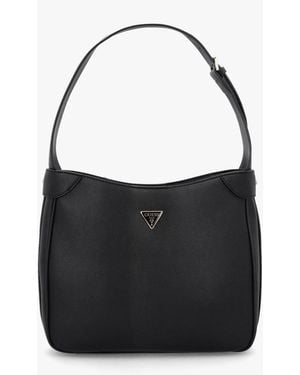 Guess Fedora Hobo Shoulder Bag - Black