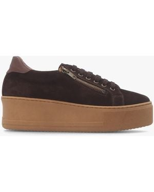 Daniel Tippy Flatform Trainers - Brown