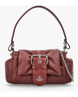 Vivienne Westwood Hazel Treasure Chestnut Leather Shoulder Bag - Multicolour