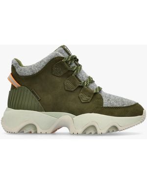 Sorel Kinetic Impact Caribou Plus Ultilty Light Aloe Waterproof Boots - Green