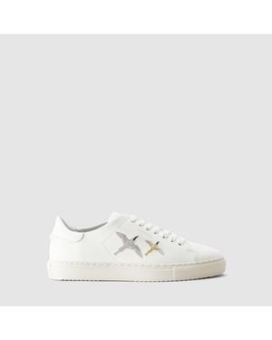 Axel Arigato Women's Clean 90 Bird White Metallic Trainers