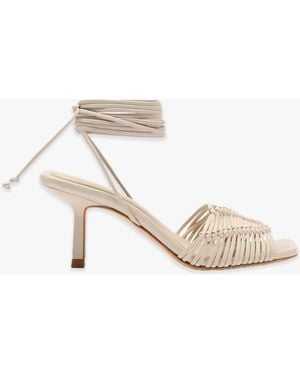 Russell & Bromley Angelbank Off Strappy Heeled Sandals - White