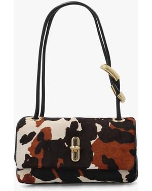 Marc Jacobs The Cow Haircalf Mini Dual Mocha Multi Shoulder Bag - White