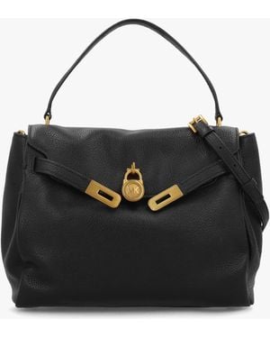 Michael Kors Large Hamilton Moderne Slouchy Satchel - Black