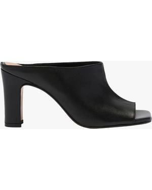 Russell & Bromley Ashmore Heeled Mules - Black