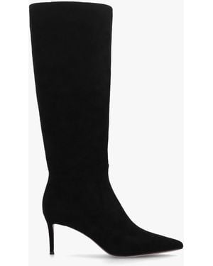 Daniel Saffia Slim Heel Knee Boots - Black