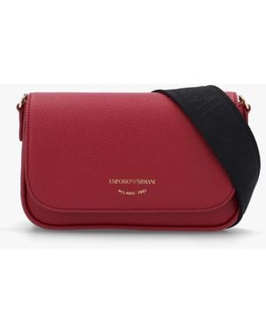 Emporio Armani Vino Tempesta Cross-body Bag - Red