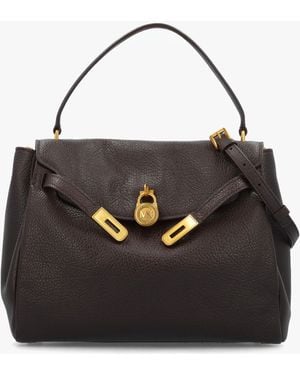Michael Kors Large Hamilton Moderne Slouchy Satchel - Black