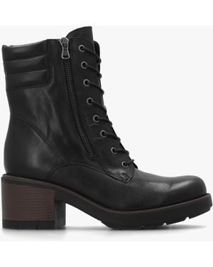 Daniel Carola Lace Up Block Heel Ankle Boots - Black