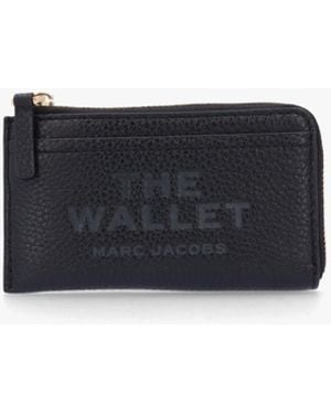 Marc Jacobs The Leather Top Zip Multi Wallet - White