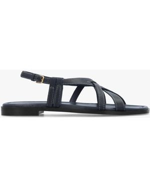 Radley Calvert Way Naval Leather Artisan Sandals - White