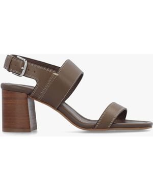 Radley The Goldborne Acorn Leather Block Heel Sandals - Multicolour