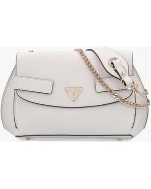 Guess Serenova Convertible Off Cross-Body Bag - White