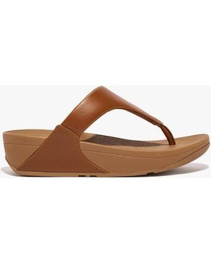Fitflop Lulu Light Toe Post Sandals - Brown