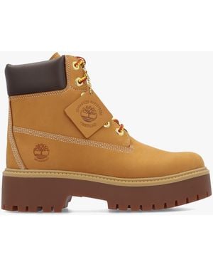 Timberland Stone Street Inch Wheat Waterproof Platform Boots - Brown