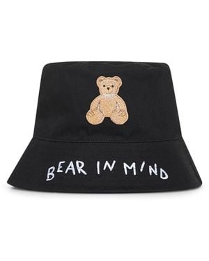 Palm Angels Cappello Bucket Bear - Nero
