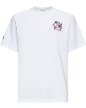 The North Face Drip Logo Relaxed T-Shirt - White