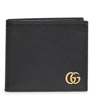 Gucci Gg Marmont Bi-Fold Card Case Wallet - White