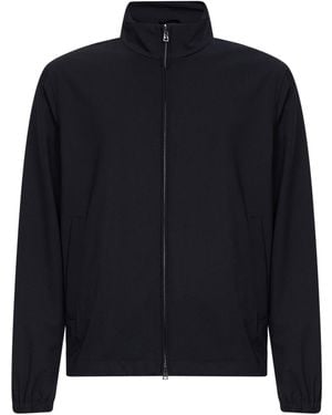 Herno Stretch Cool Wool Blend Jacket - Blue