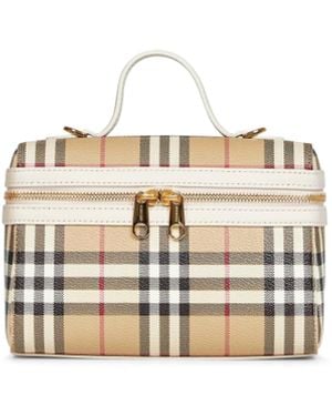 Burberry Archive Vanity Check Handbag - Metallic