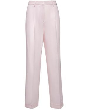TOTEME Crisp Cotton Pants - Pink