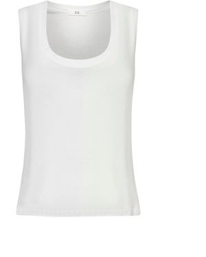 Co. Slub Jersey Loose Tank Top - White