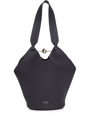 KHAITE Mini Lotus Tote Tote Bag - Blue