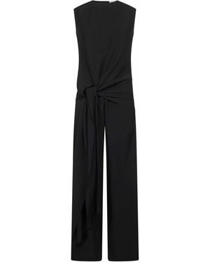 Alaïa Jersey Jumpsuit With Cut-Out - Black
