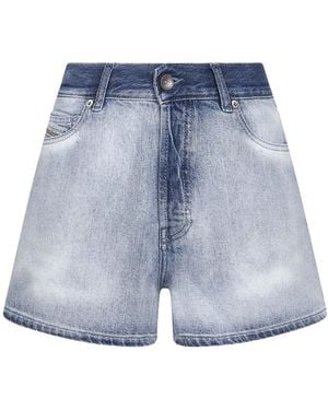 DIESEL Fix Denim De-Helios-Fsi Shorts - Blue