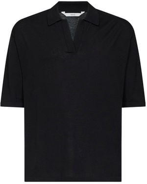 Hevò Polo Shirt Taranto Cotton - Black