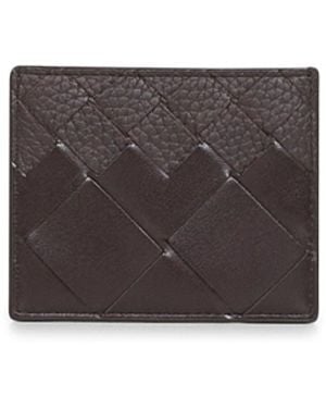 Bottega Veneta Intrecciato Credit Card Case - White