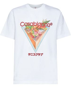 CASABLANCA Tennis Club Icon T-Shirt - White
