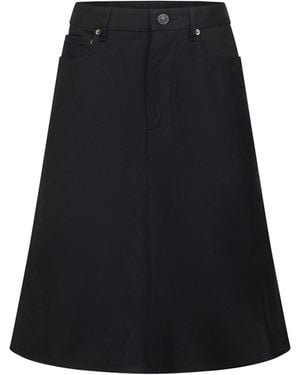 Balenciaga Denim Skirts - Black