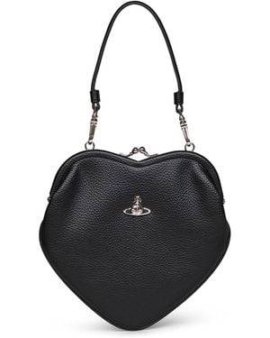 Vivienne Westwood Belle Heart Frame Handbag - Black