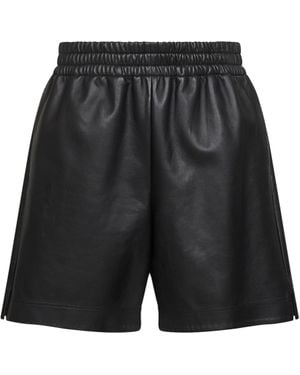 Gucci Lambskin Bermuda Shorts - Black