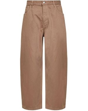 Studio Nicholson Parcel Cotton Denim Paolo Jeans - Brown