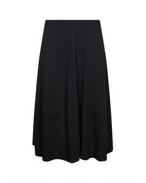 TOTEME Fluid Jersey Midi Skirt - Black