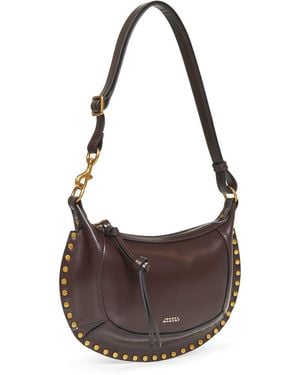 Isabel Marant Chocolate Oskan Moon Shoulder Bag - Brown
