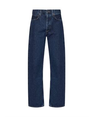 Agolde Jeans A Vita Alta Kelly - Blu