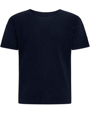 Homme Plissé Issey Miyake T-Shirt - Blu