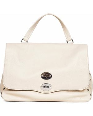 Zanellato Alcalino Postina Medium Handbag - Natural
