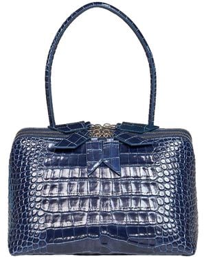 The Attico Dark "L'Altra Di Milano" Shoulder Bag - Blue