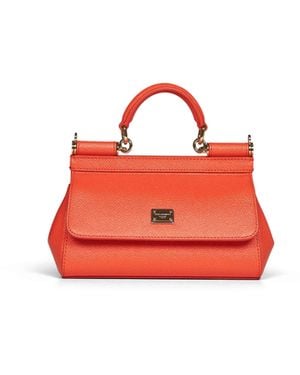 Dolce & Gabbana Mini Sicily Handbag - Red