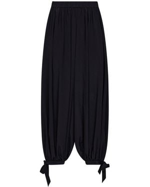Chloé Pantaloni Harem Fluidi - Blu